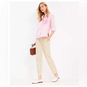 COPY - NWOT LOFT Riviera Slim Pants BRAND NEW NEVER WORN OR WASHED SZE 6 KHAKIS